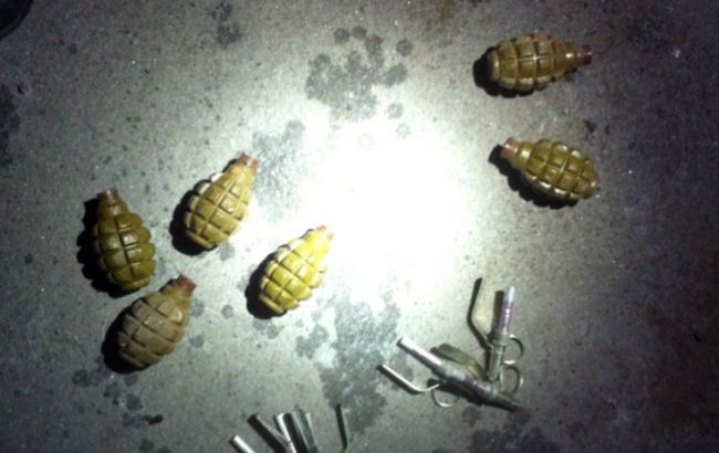 У Донецькій області виявили схованку зі зброєю та боєприпасами