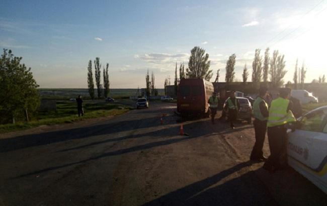 Авария маршрутки в Николаевской области: ранены 7 человек