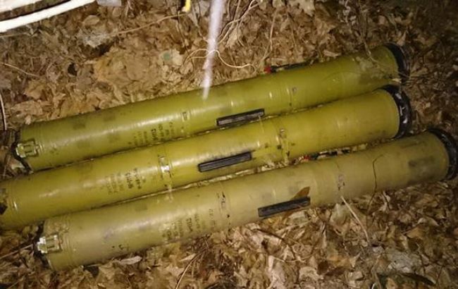 СБУ обнаружила тайники с гранатометами на Донбассе