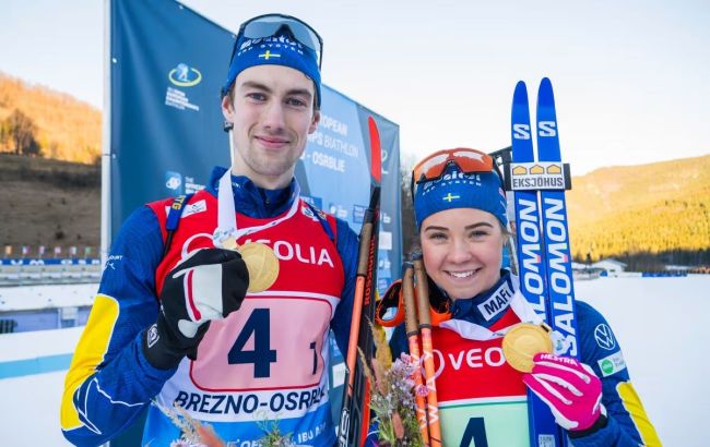 Швеція виграла мікст на чемпіонаті Європи з біатлону, Україна фінішувала в топ-8