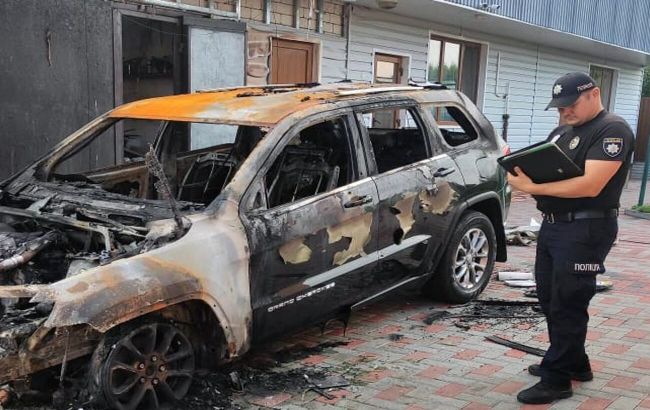 За поджег автомобиля депутата Черниговского облсовета местному жителю грозит три года тюрьмы