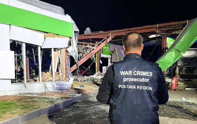 Удар дроном по АЗС біля Полтави: постраждала працівниця та 5 водіїв