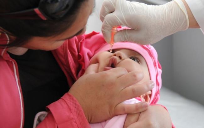 В Україні вакциновано більше 500 тис. дітей у рамках додаткової імунізації проти поліомієліту