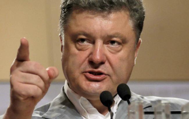 Порошенко: выборы на Донбассе пройдут только при восстановлении границы