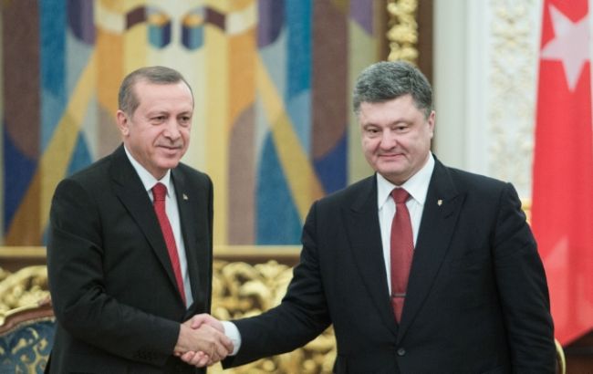 Ердоган запросив Порошенко відвідати Туреччину в 2016 році