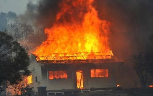 В результате пожара в Киевской обл. погибли 3 детей, - ГосЧС