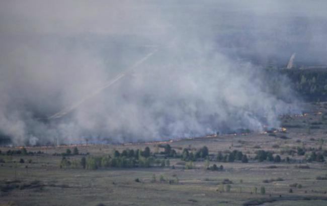 Пожар под Чернобылем: работы по ликвидации продолжаются