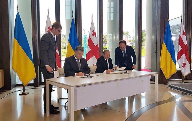 Украина и Грузия подписали меморандум о партнерстве