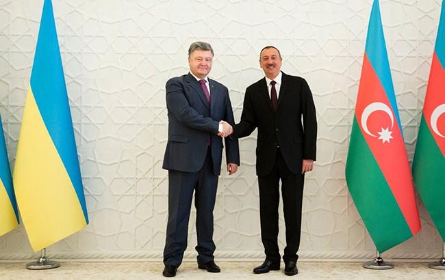 Порошенко домовився з Алієвим про відкриття Торгового дому Азербайджану в Києві