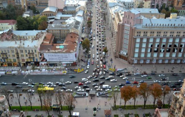 Пробки в Києві сягнули 7 балів