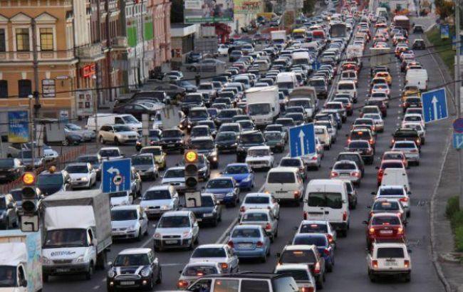 Пробки в Києві сягнули 9 балів