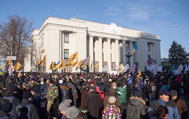 протест під Верховною Радою