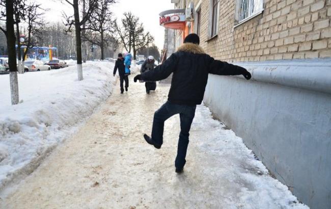Оприлюднено кількість травмованих українців через ожеледицю