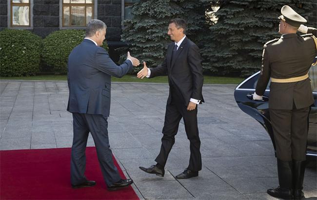 Началась встреча президентов Украины и Словении