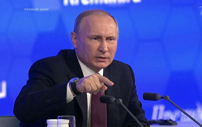 В сети появилась очередная карикатура на пресс-конференцию Путина