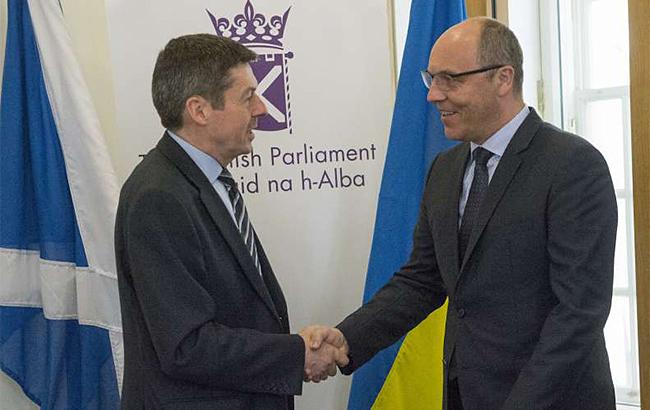 Украина выступает за активизацию межпарламентского сотрудничества с Шотландией