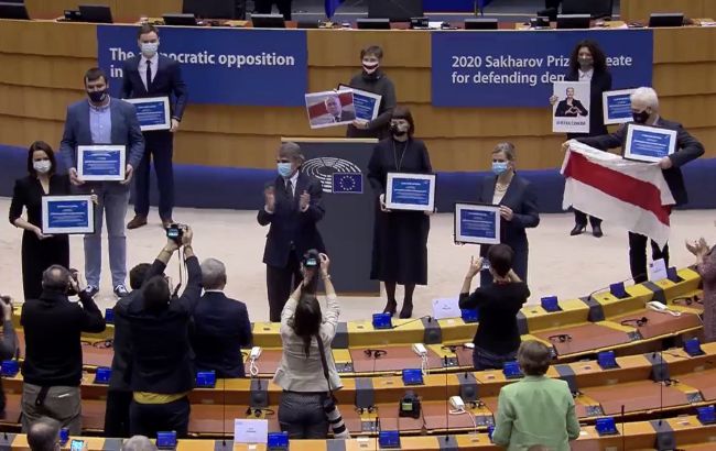 Белорусские оппозиционеры получили премию Сахарова