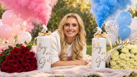 Вагітна Ірина Федишин провела гендер-паті: на кого чекає співачка (відео)