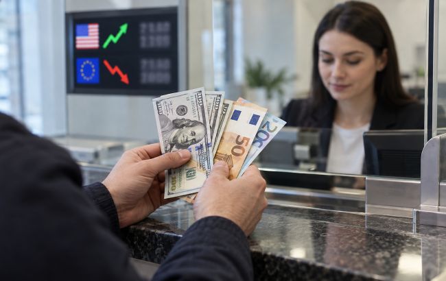 Долар вище критичної межі, а євро падає: свіжий курс валют на 6 жовтня