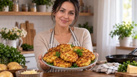 Творожные пирожки с курицей и сыром: простой белковый рецепт в аэрогриле
