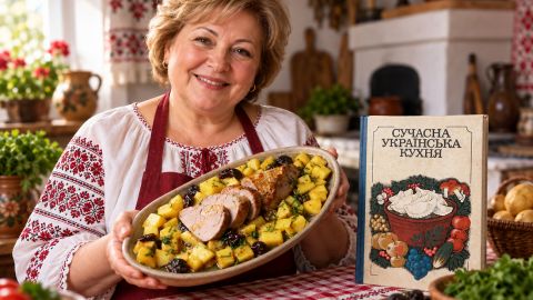 Свинина с черносливом и черствой булкой: рецепт сытного ужина из кулинарной книги 1984 года