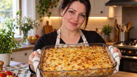 Что приготовить на выходных: сливочная курица с рисом и моцареллой в духовке