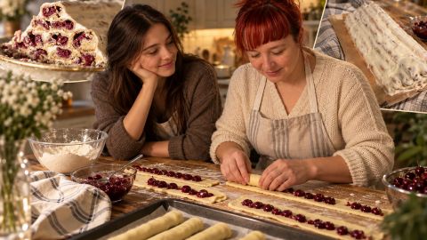 "Смерекова хата" з вишнями: сімейний рецепт торта, який готують роками (фото)
