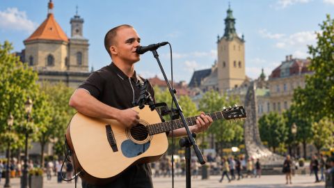 Чайові, відмова від "Червоної рути" і конфлікти: інтерв'ю з вуличним музикантом зі Львова