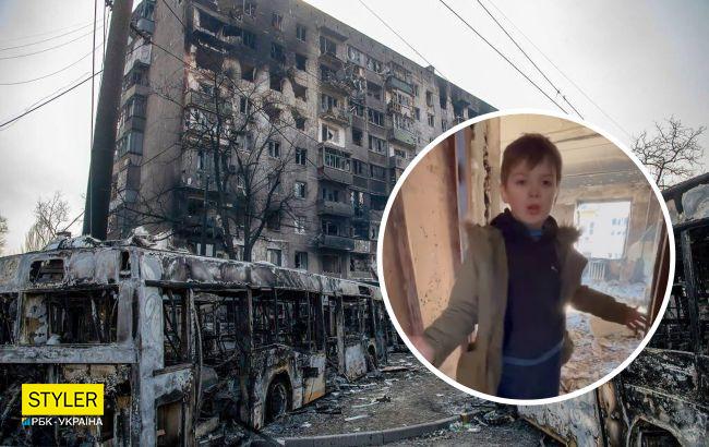 "Дякую, що зруйнували мій дім": історія 7-річного Макара з Маріуполя, чий ролик підірвав мережу