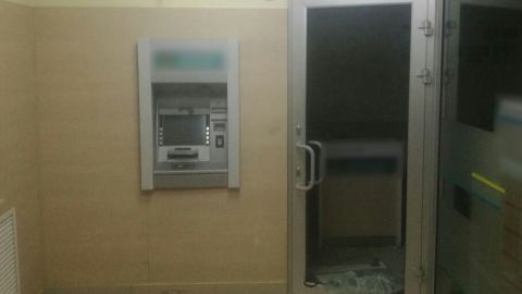 У Харкові невідомі підірвали банкомат і викрали гроші