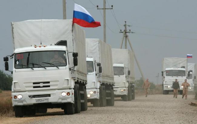 Российский "гумконвой" состоял из 42 транспортных средств, - ОБСЕ