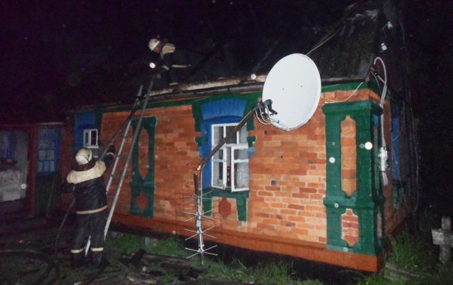 В Житомирской области на пожаре в частном доме погиб мужчина