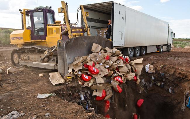 У Криму знищили три тонни сирної і м'ясної продукції
