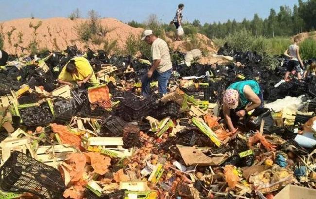 В Крыму сжигают санкционную продукцию из Украины