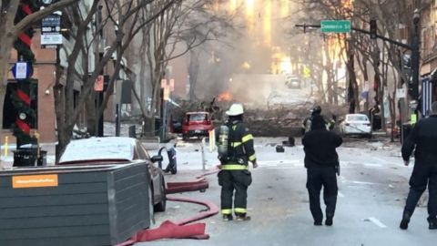 На месте взрыва фургона в Нэшвилле нашли человеческие останки