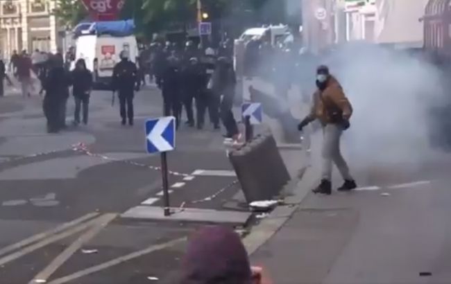 Во Франции во время первомайских демонстраций произошли массовые задержания