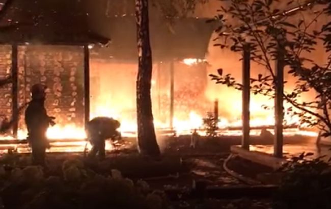 Полиция назвала версию пожара в доме Гонтаревой
