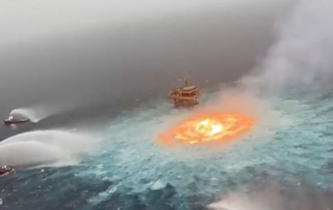 У Мексиканській затоці загасили пожежу на підводному трубопроводі