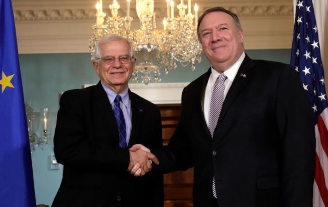 Помпео и глава дипломатии ЕС обсудили ситуацию на Донбассе