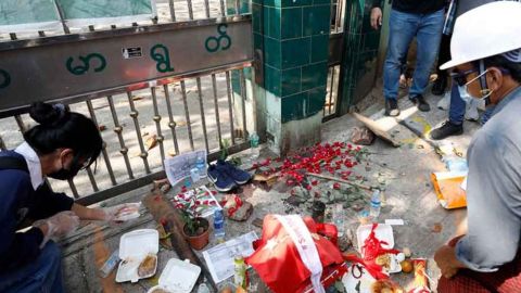 При разгоне протестов в Мьянме погибли как минимум 18 человек, - ООН