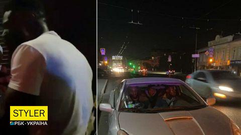 У Харкові водій "євробляхи" влаштував розбірки з поліцією: бійка потрапила на відео
