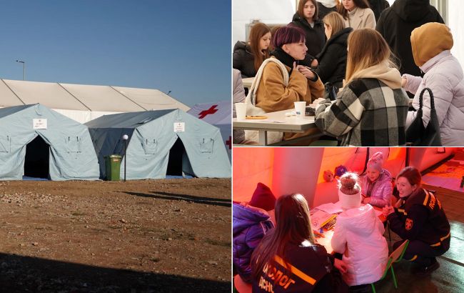 В Украине возле границы с Польшей заработали мобильные пункты обогрева: как они выглядят