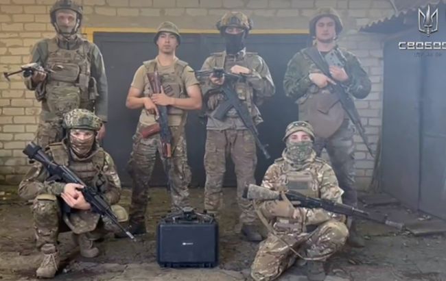 Аеророзвідники батальйону "Свобода" подякували Кличку за допомогу