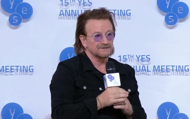 Специальный гость YES: вокалист U2 Боно посетил Киев