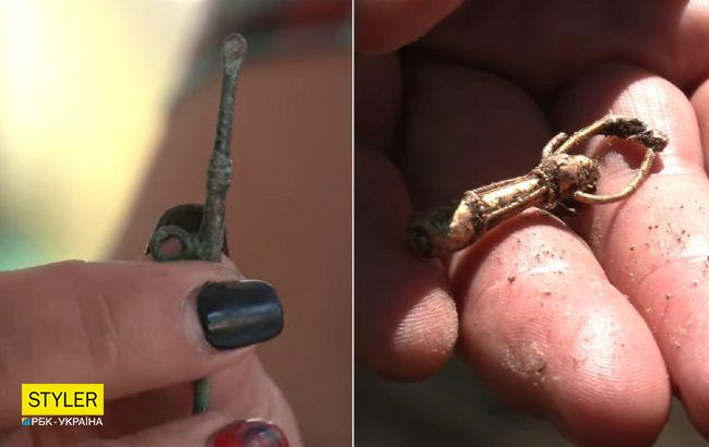 Под Харьковом в усыпальнице IX века нашли изделия из золота и древние ушные палочки (видео)