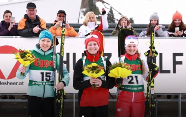 Украинская биатлонистка Джима завоевала серебро на ЧМ среди военных