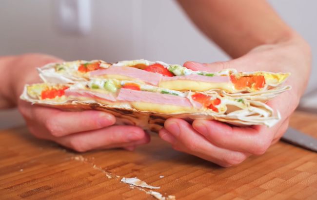 Завтрак из лаваша за 5 минут: такой вкуснятины вы давно не пробовали