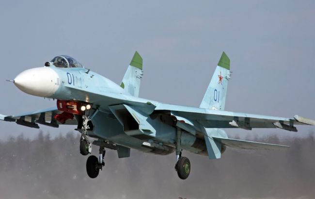 В Росії розбився винищувач Су-27