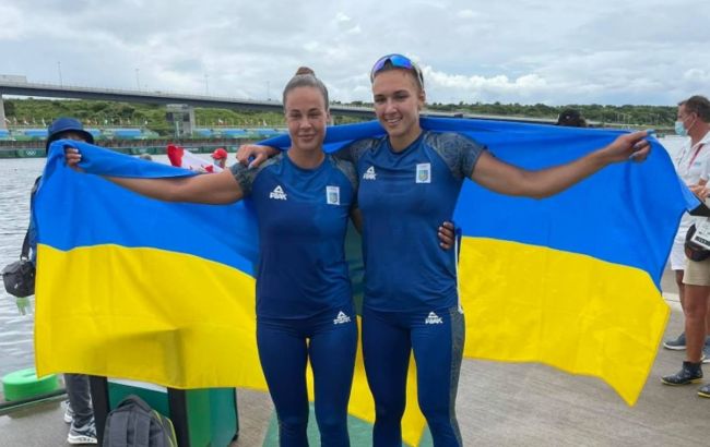 Украинки выиграли "серебро" Олимпиады в каноэ-двойке