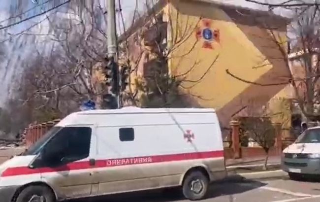 Враг атаковал Главное управление ГСЧС Украины в Донецкой области